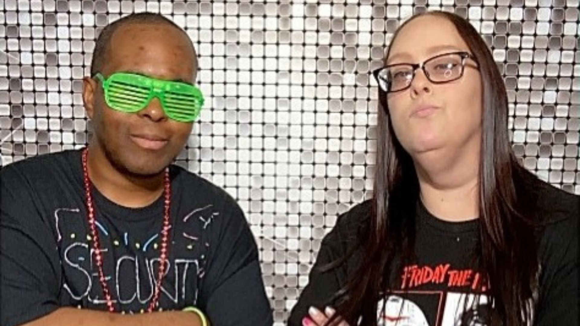 Mickel and Office Assistant Ashlee posing together at Club Heartbreak during Modesto South’s celebration focused on confidence, connection, and community 