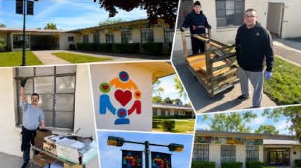 Stockton West participants preparing the new Stockton South CVTC location by moving materials, organizing spaces, and helping ready the facility for opening.